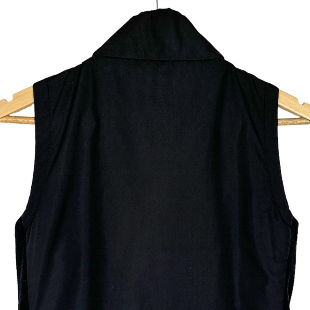 Lafayette Mixed Media Full Zip Mock Neck Vest Size XS (P) - Picture 4 of 7